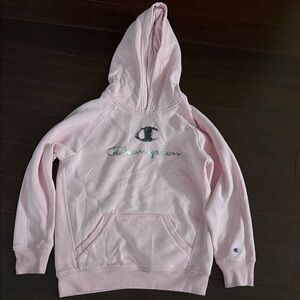 Champion Light Pink Pullover Hoodie